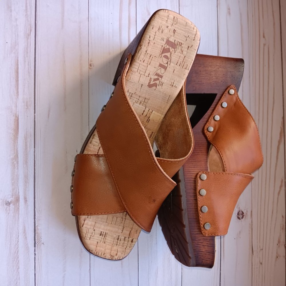 Korks| Women's Lynda Platform Sandal Sz.10 Casual Retro Comfortable Flirty - Picture 2 of 7